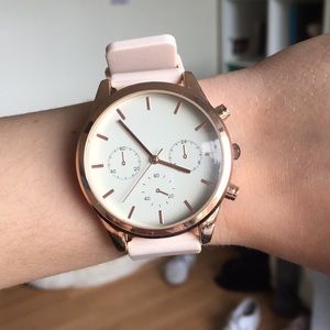 Rose gold watch